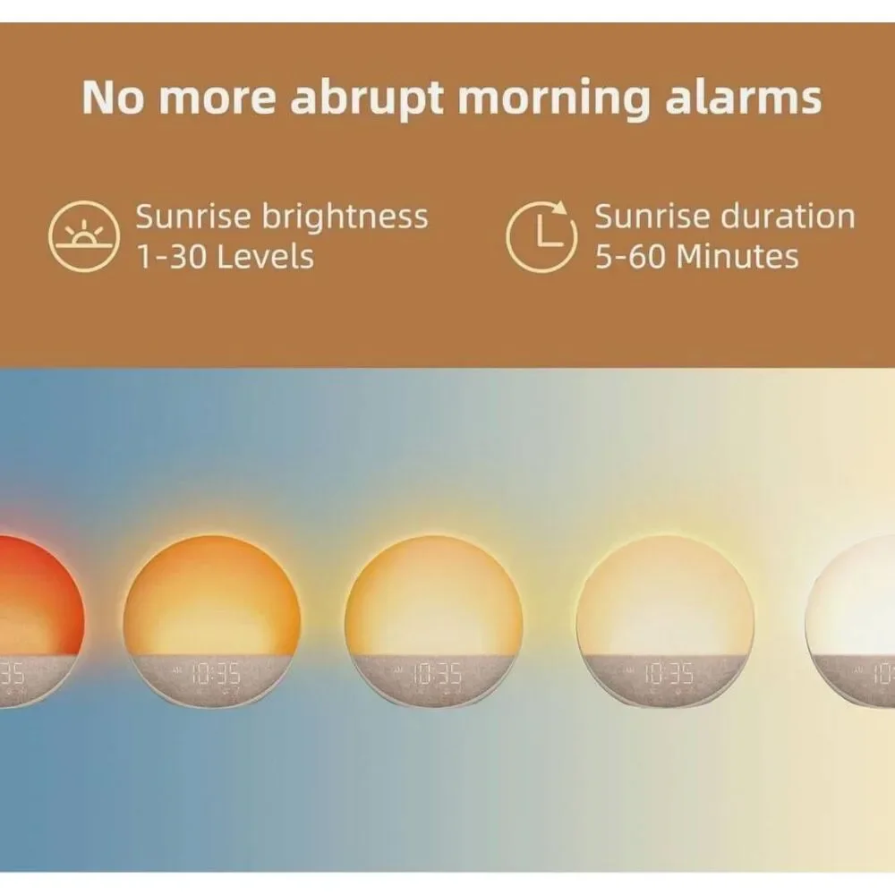 ODOKEE H03 Sunrise Alarm Clock And Sound Machine